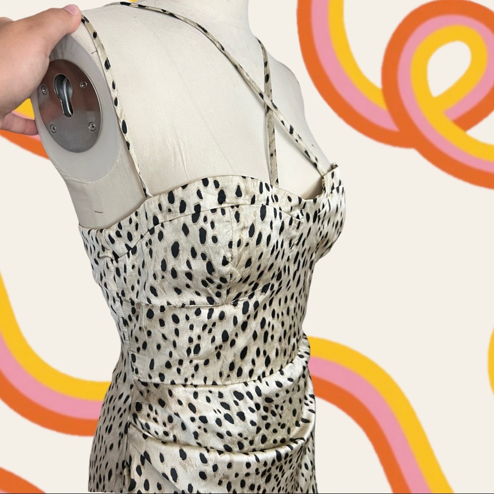 Zara NWT cheetah dress size medium - Picture 2 of 9